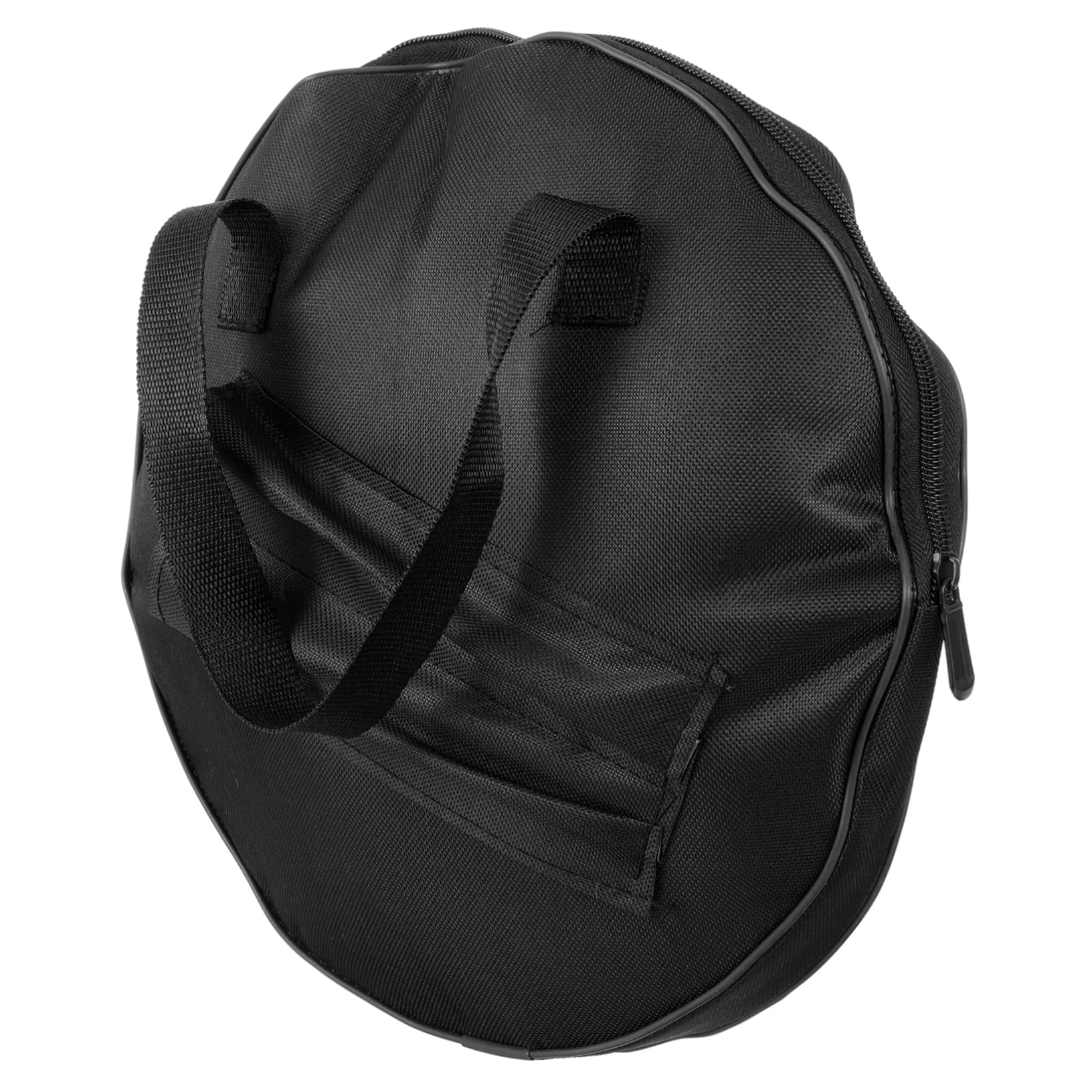 Yardwe Portable Oxford Cloth Dumb Drum Bag with Zipper Capacity Drum Pad Holder for Durable Carrying Case for Practice Instruments and Accessories