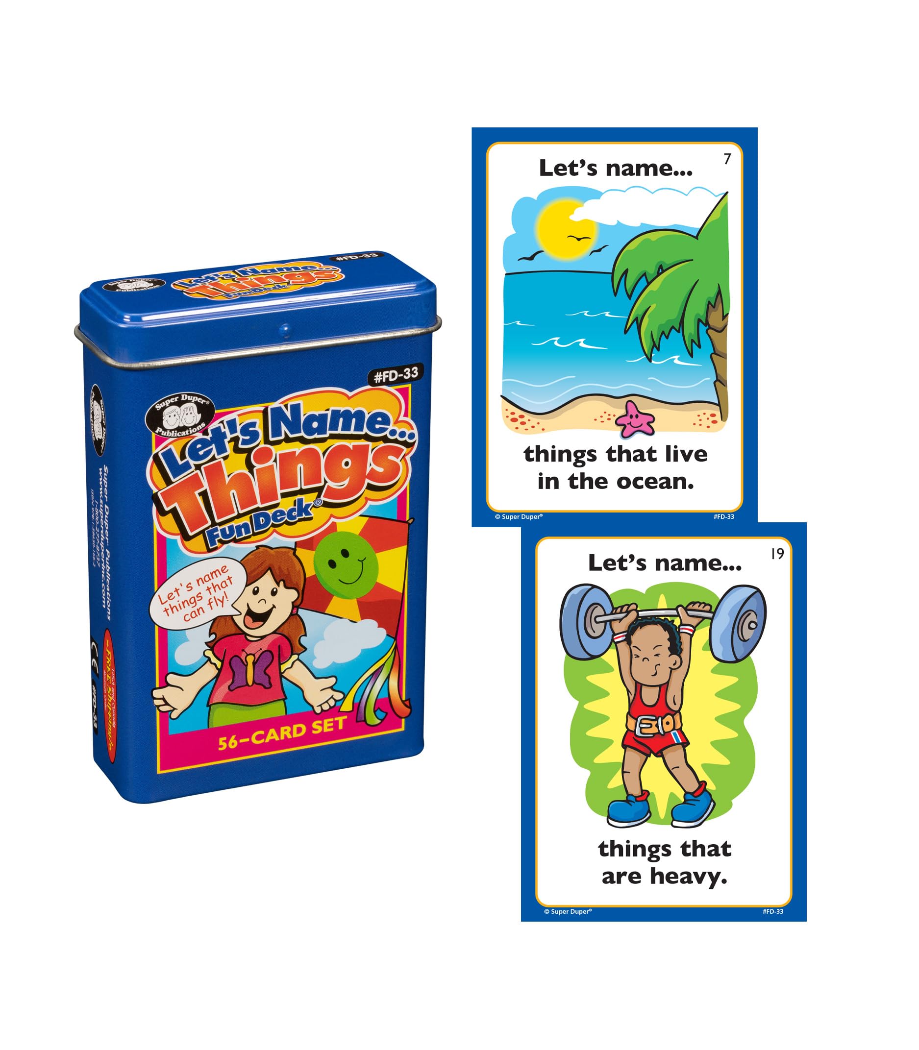 Super Duper Publications | Let's Name... Things Fun Deck Flash Cards | Educational Learning Resource for Children