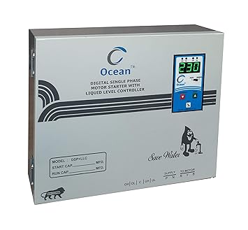 Ocean Sales Digital Water Level Controller Single Phase with high Voltage, Low Voltage, Overload and Dry Run Protection Suitable for 2.0 h.p Submersible Motor