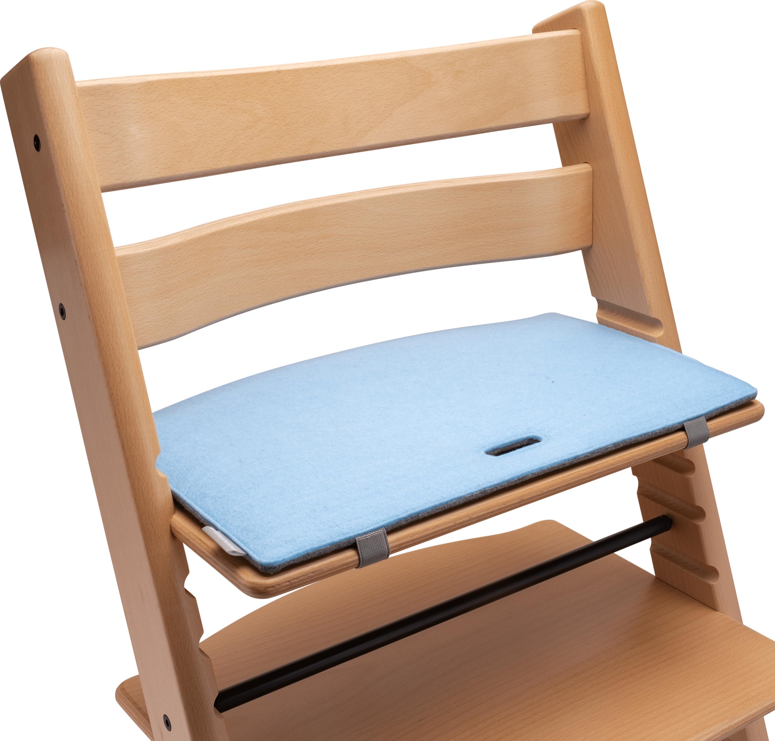 mahona Sitzkissen kompatibel mit Stokke Tripp Trapp Hochstuhl - Filz | Sitzpolster abwaschbar und rutschfest, Kissen Auflage für Treppenhochstuhl aus Holz, Zubehör für Baby und Kinderstuhl