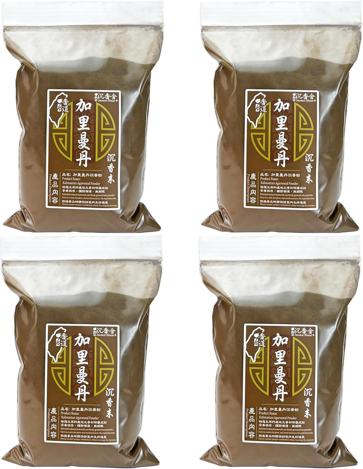 I H INCENSE HOUSE+ KA300 Kalimantan Agarwood Incense Powder 300g – Natural Wood Powder for Rituals, Prayer, Meditation & Daily Use (1)
