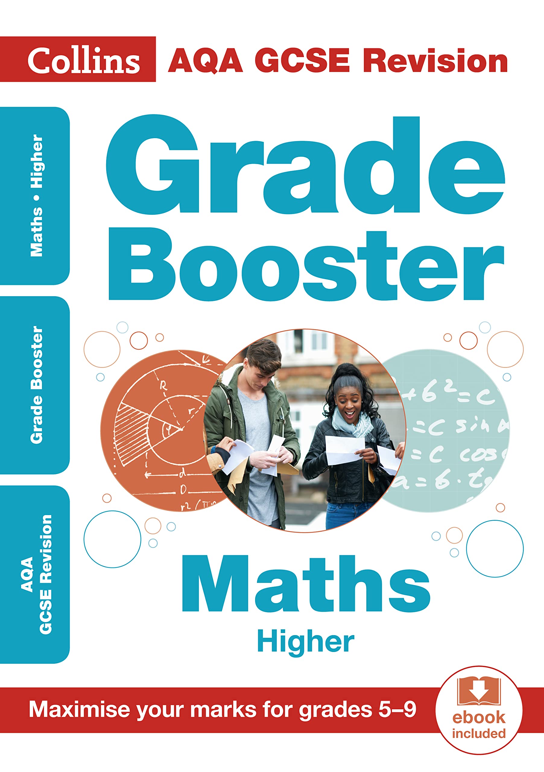 AQA GCSE 9-1 Maths Higher Grade Booster (Grades 5-9): Ideal for home learning, 2021 assessments and 2022 exams (Collins GCSE Grade 9-1 Revision)