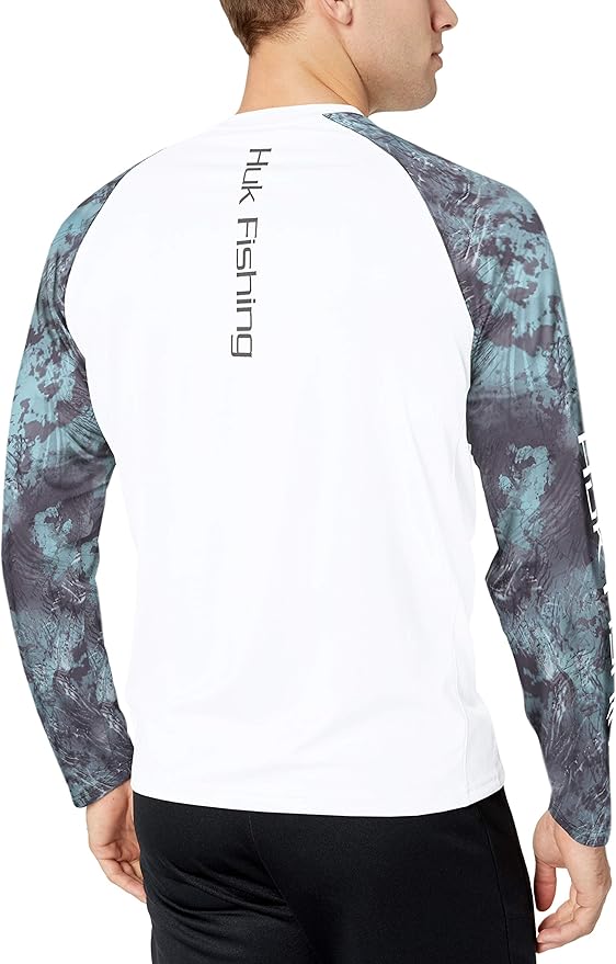 Hoka 42 Chemise De Pêche HUK Pursuit Bleue - Taille XL, Occasion, Idéale Pour Plein Air Chemise Pêche HUK