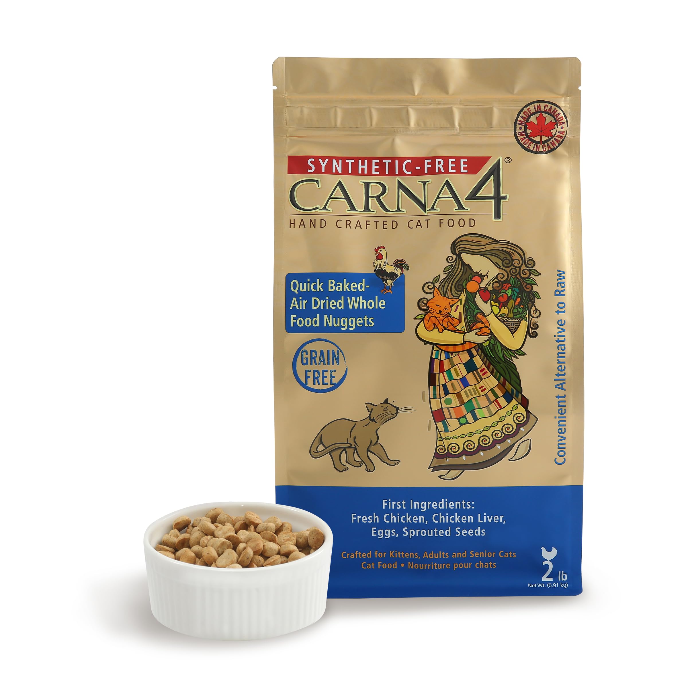 【訳あり】 CANIN 流動食 4本パック＋3本 Amazon.com : CARNA4 Air Dried Cat Food, Chicken Recipe, Quick