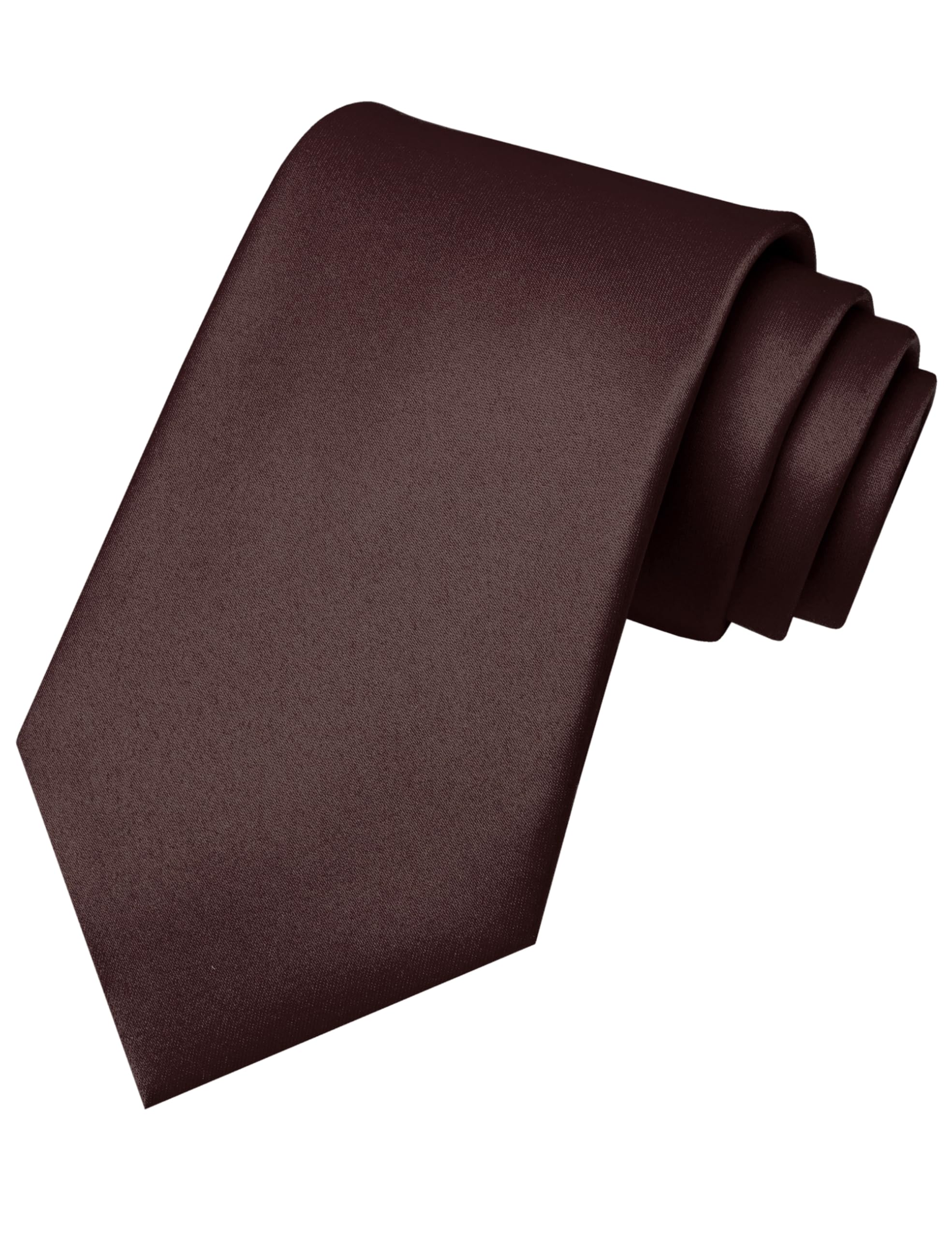 JEMYGINS Solid Color Tie Mens Necktie for Business and Wedding — view 5