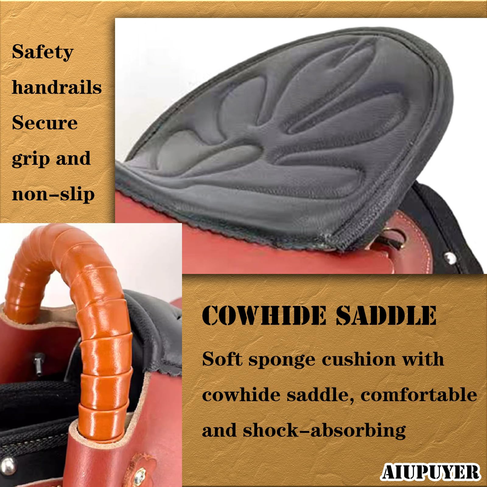 Sattel, amerikanischer Sattel Pferd Dressursattel Western Sattel Trick Reitsattel Rennsattel Junior Reitsattel Supreme Sattlerei, für Turnier Ranch etc