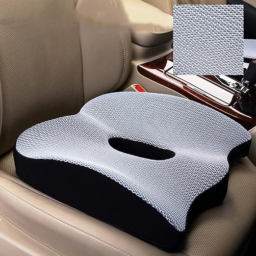 Amazon Co Jp クッション車のブースタークッションを増やす椅子は トラック車のための腰 尾ボーン を運転するための高さを上げる Suvsオフィスチェア ベビー マタニティ