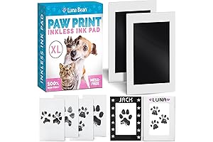 Luna Bean: Capture Your Pet's Paw Prints with Our Mess-Free Kit