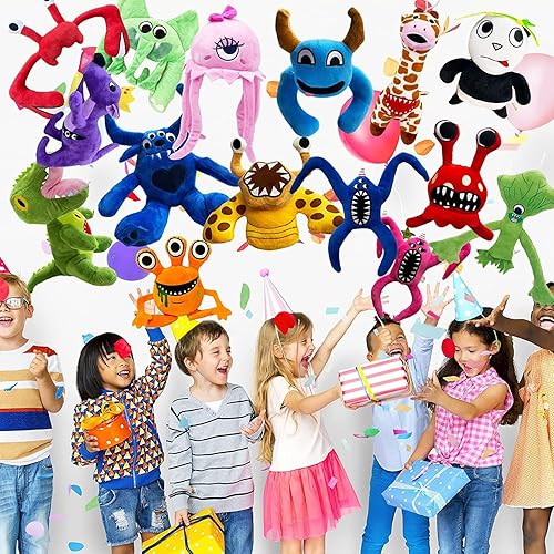 Miniatura 5 de Juguete de peluche de Monster Horror Game de 10 pulgadas, juguete de peluche Slow Seline, figura de monstruo suave para fanáticos, muñeca de figura