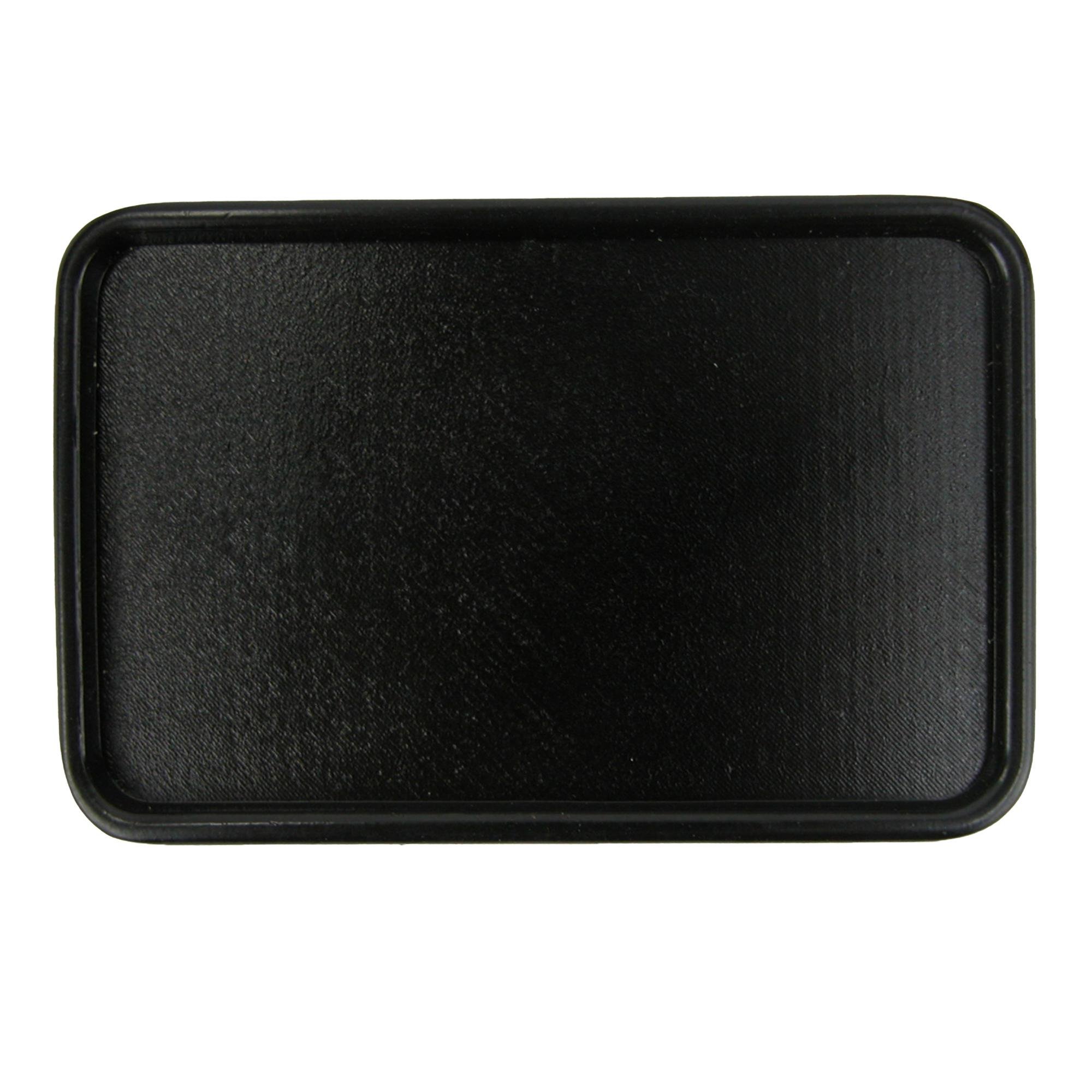 CTM Blank Large Belt Buckle, Black