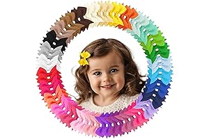 60PCS 2 Inch Small Hair Clips for Girls