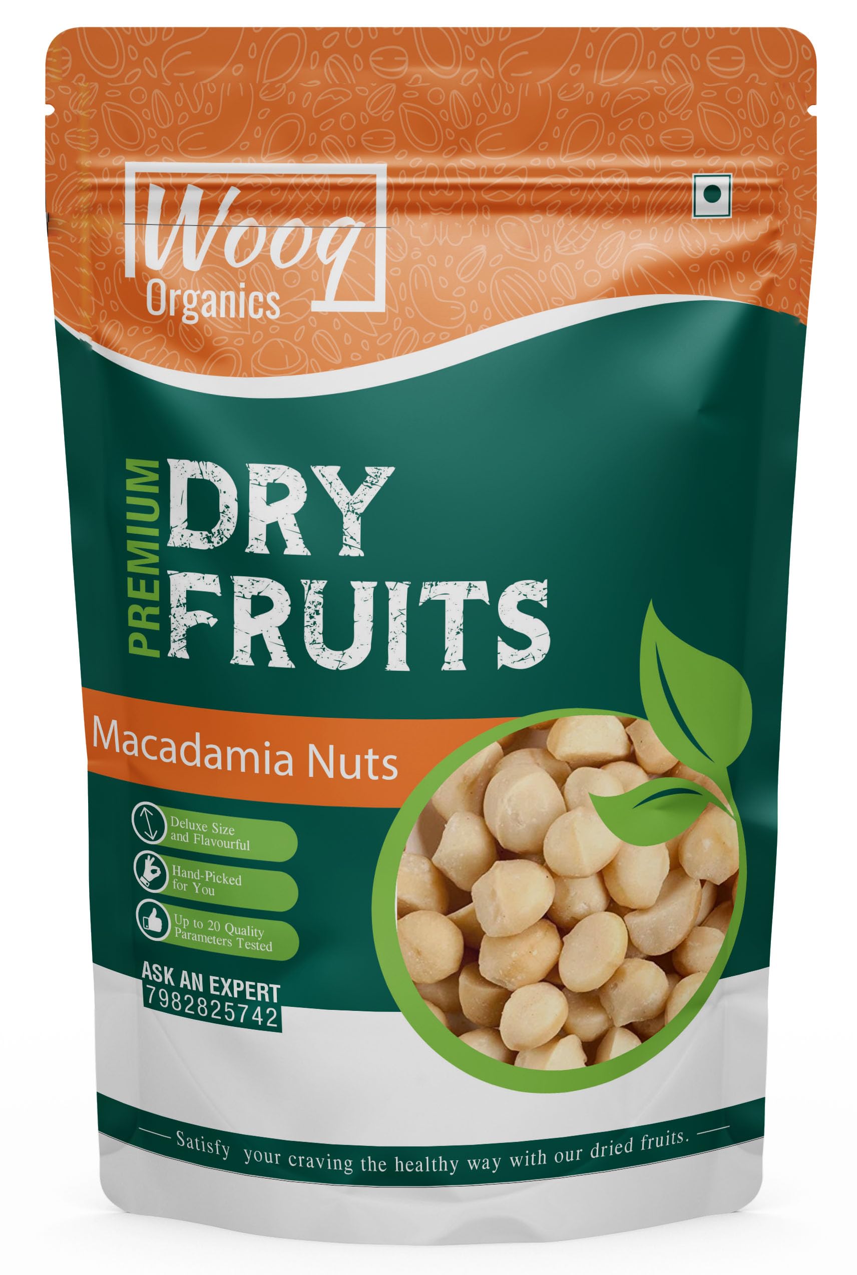 Wooq Organics Premium Macadamia Nuts (200g) (B0BN3R1VCF) Amazon Price History, Amazon Price Tracker