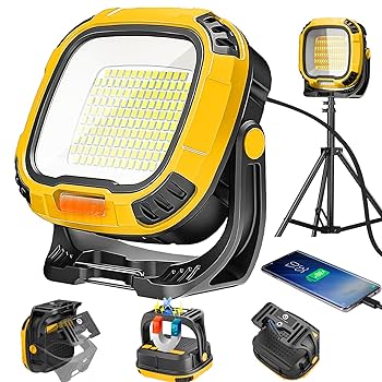 ☆作業灯 投光器 ランタン 充電式 100Ｗ 8600lm 高輝度 Amazon.co.jp : ZYH LED 投光器 作業灯 ガレージ 100w 8600LM