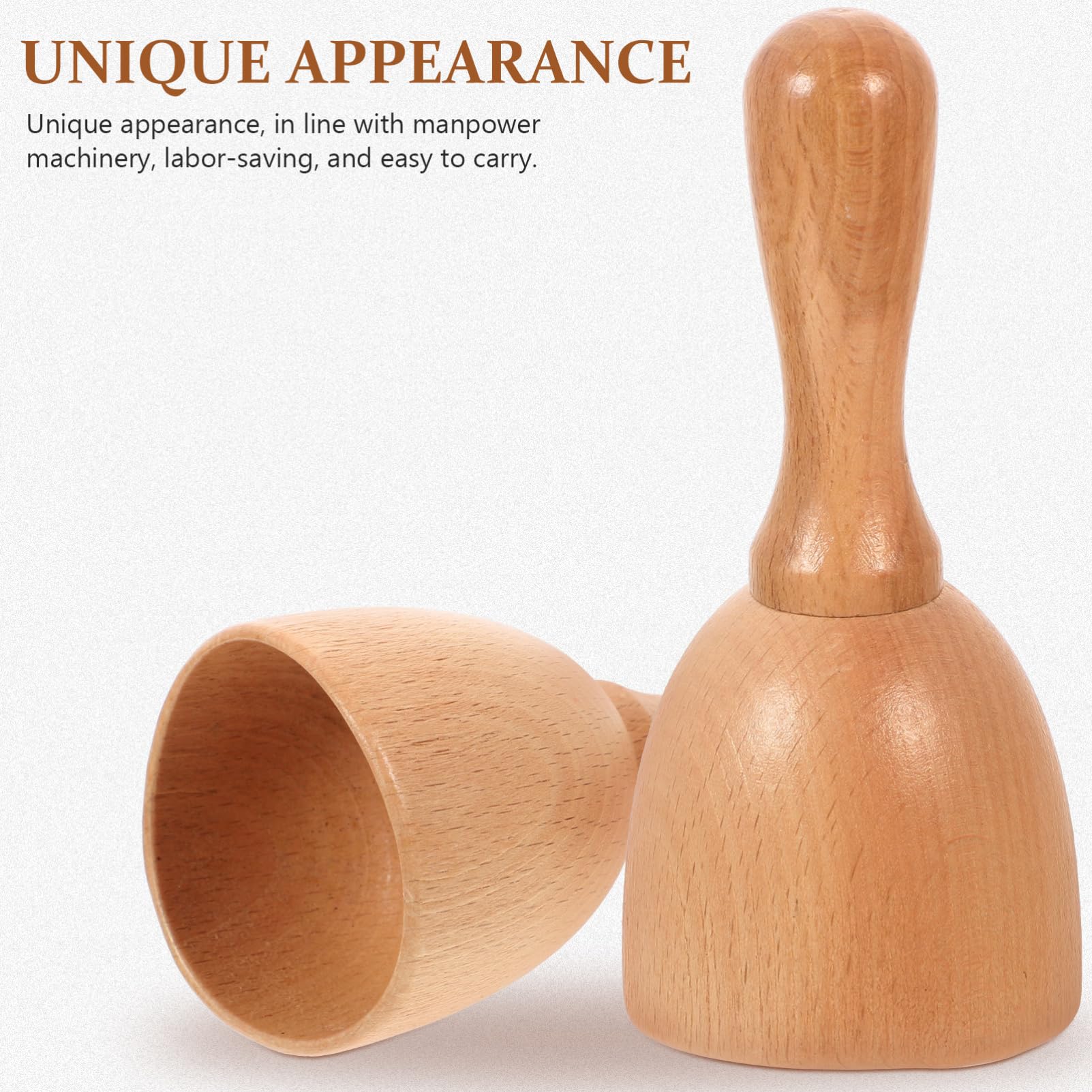 Mikikit Copa de Masaje de Madera para Maderoterapia Corporal Borde Liso y Diseño Único Adecuado para Yoga y Gimnasio