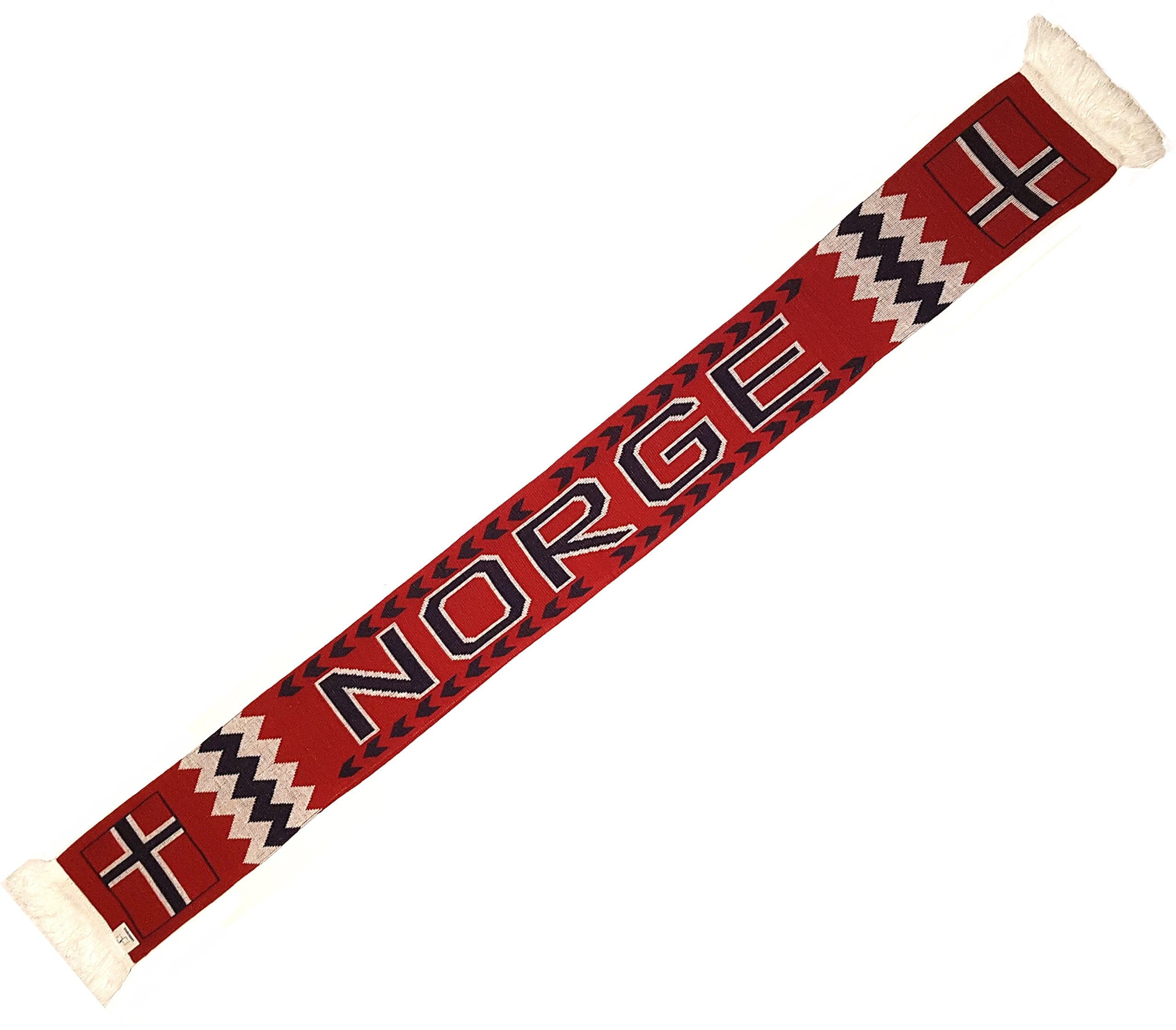 Euroscarves Norway Norge Norwegia piłka nożna szalik z dzianiny szal