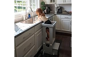 Little Partners Kitchen Helper: Montessori Learning Tower for Cooking and Learning