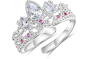 Tangled Ring: The Lost Princess's Regal Crown Ring