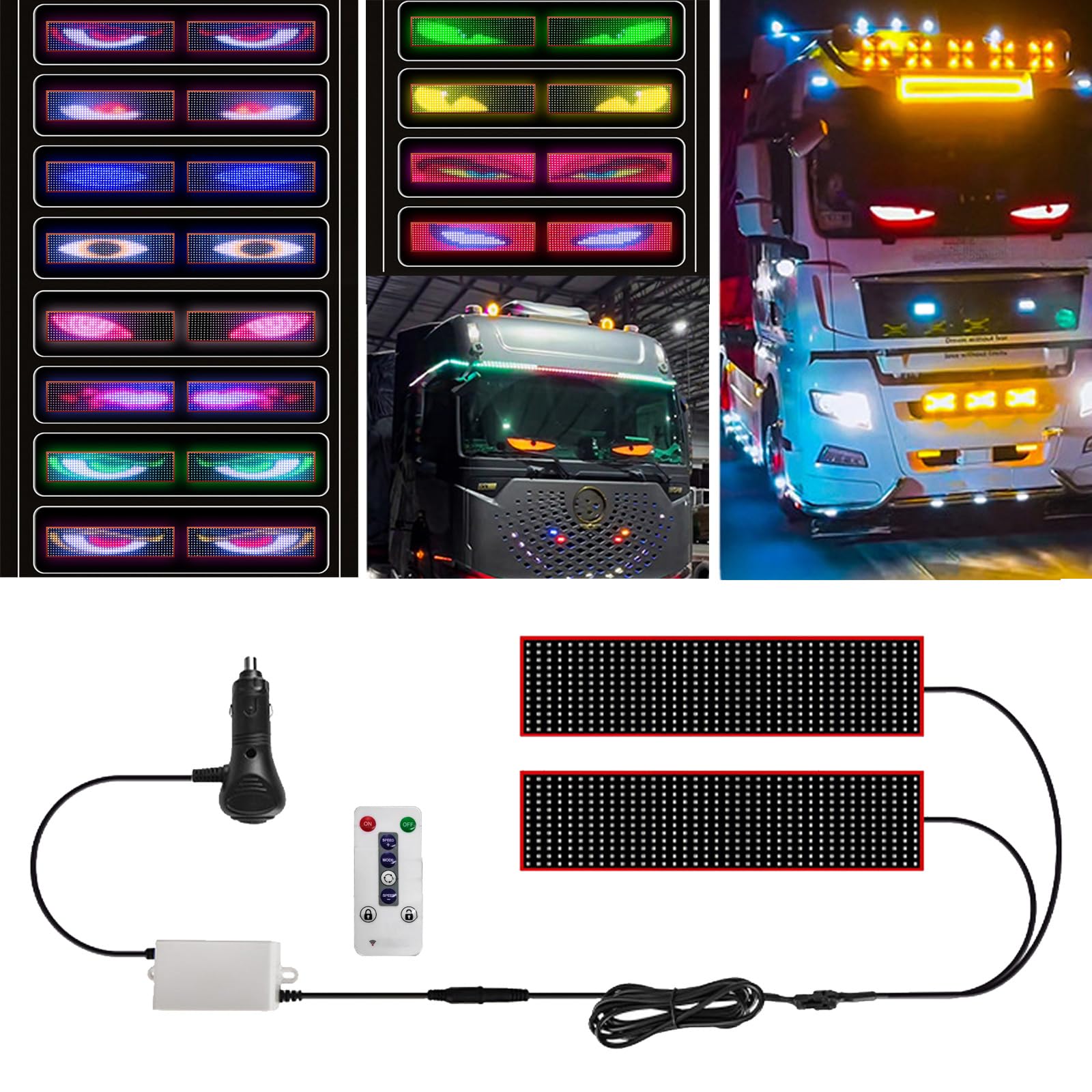 Amazon | デビルアイ ライト 車用LEDマトリックスソフト