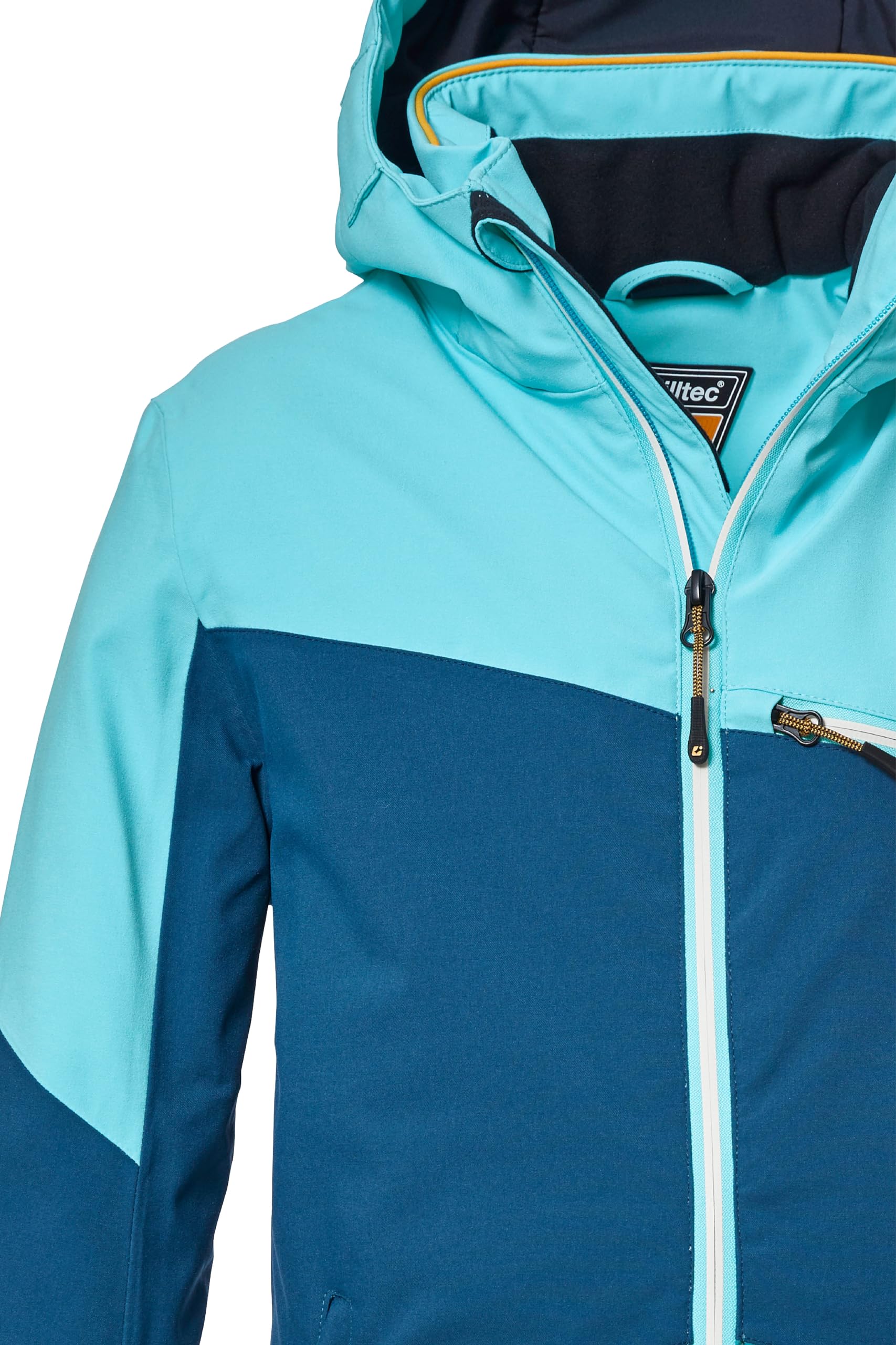 Killtec Mädchen Ksw 182 Grls Ski Jckt Skijacke/Funktionsjacke mit abnehmbarer Kapuze und Schneefang, wasserdicht