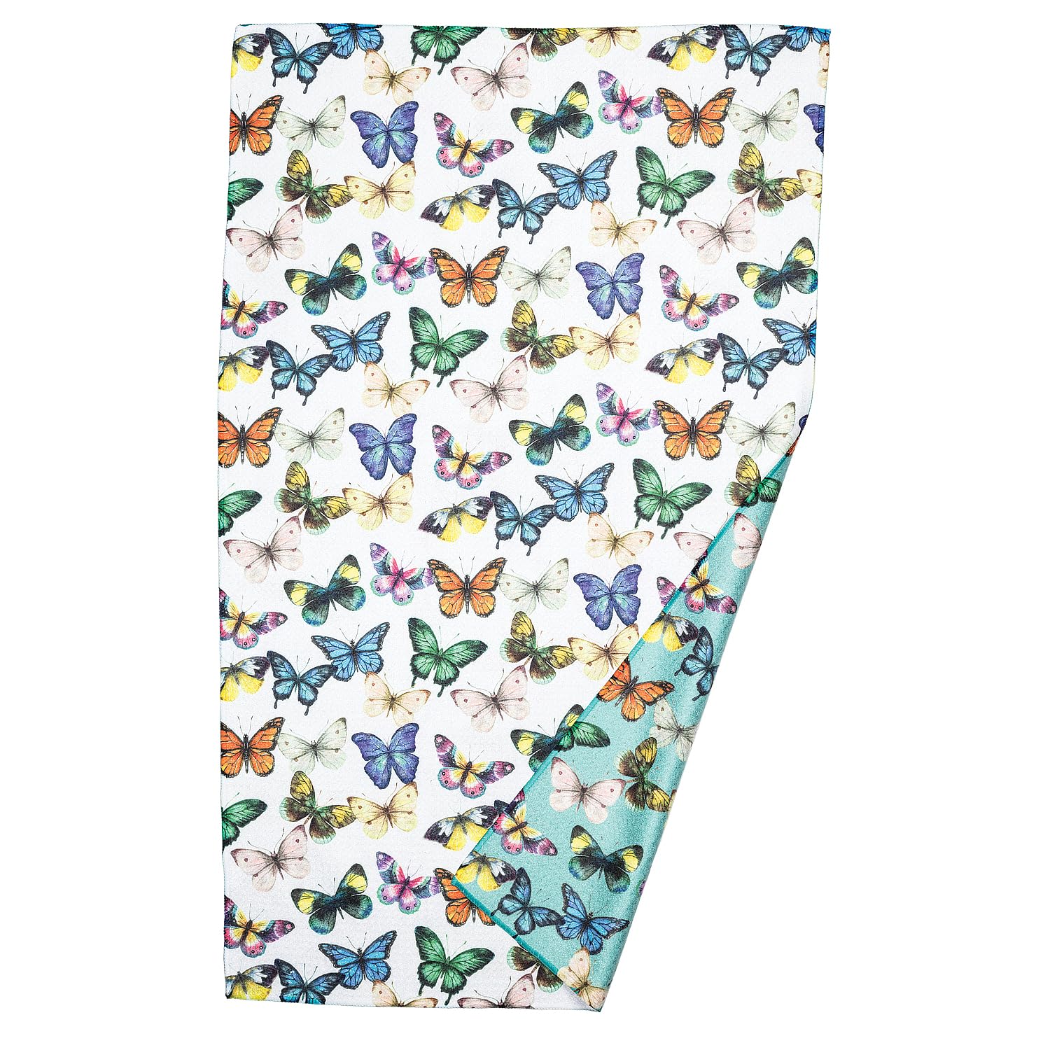 Abbott Collection Home Muticolor Abbott Collection Butterflies Double Sided Kitchen Towel