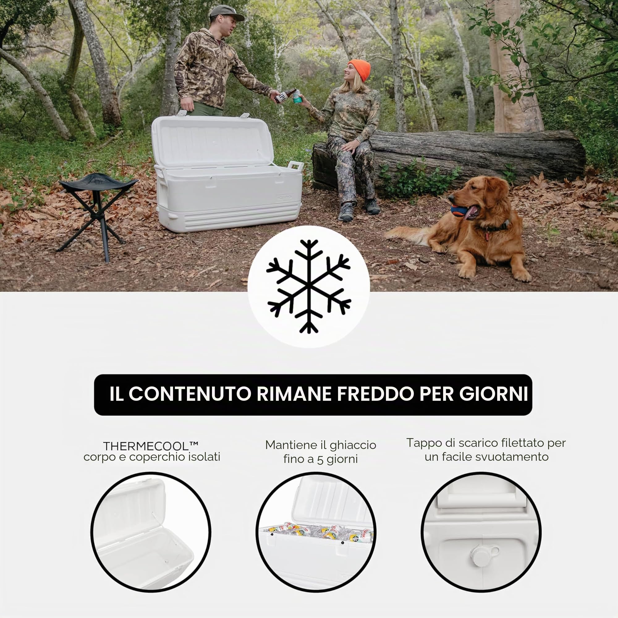 Igloo Mini dispositivo di raffreddamento Playmate, rosso/bianco, 4 Qt