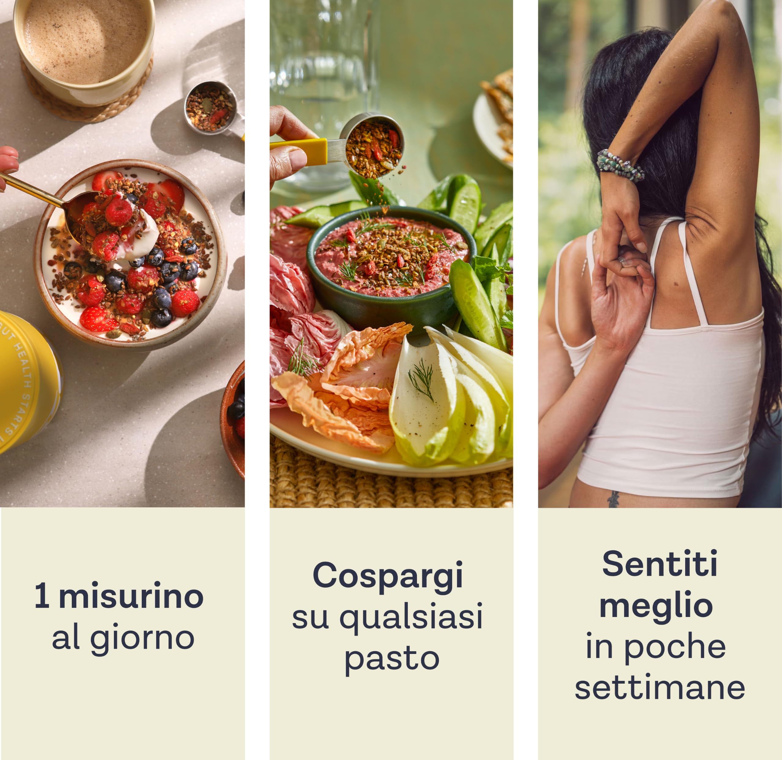 Daily30 Integratore per la Salute dell’Intestino | Oltre 30 Ingredienti Vegetali Ricchi di Fibre | Favorisce la Salute Digestiva e Intestinale | Vegano e Senza Glutine | 30 Porzioni