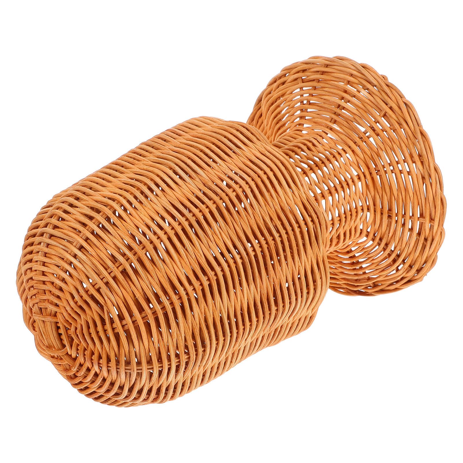 Support en rotin tressé pour perruques et chapeaux haut de gamme