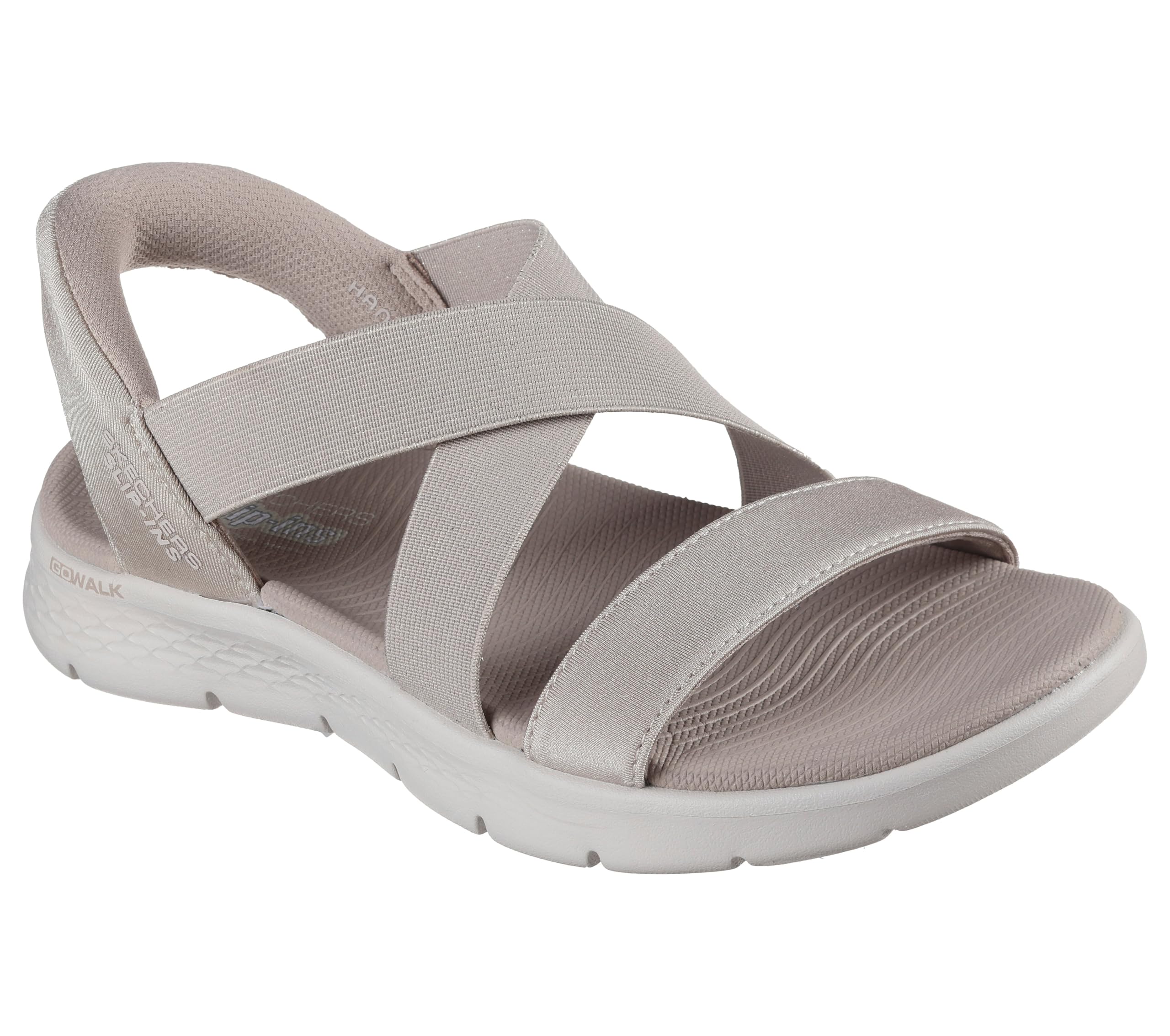 Skechers Go Walk Flex Sandal - Glimmer Up Hands Free Slip-ins SandaliaMujer