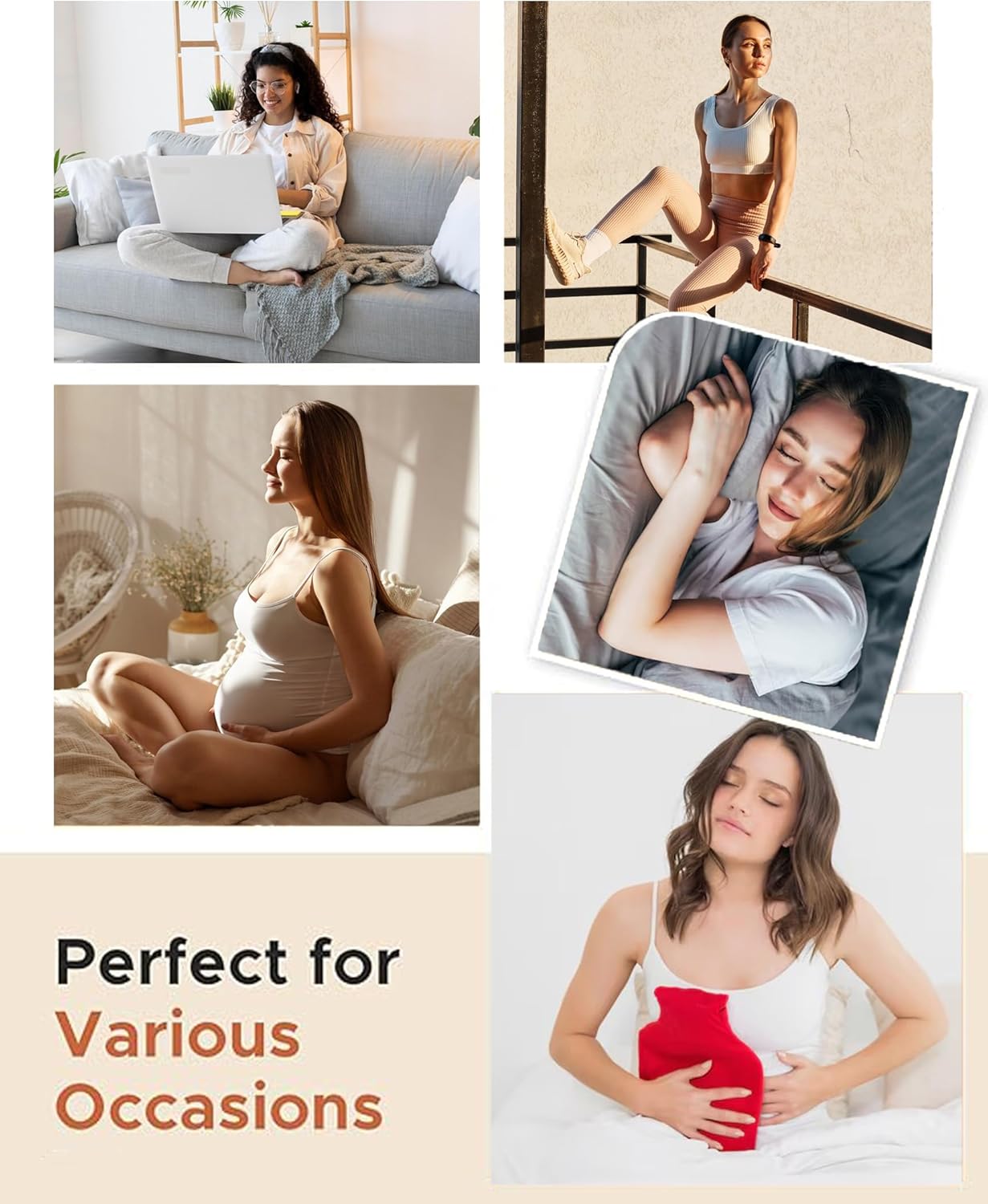 FINETOO Womens Underwear Cotton Cheeky Bikini Mid Rise Stretch Ladies Panties Soft Breathable Underwear Women Pack 5 - Image 7