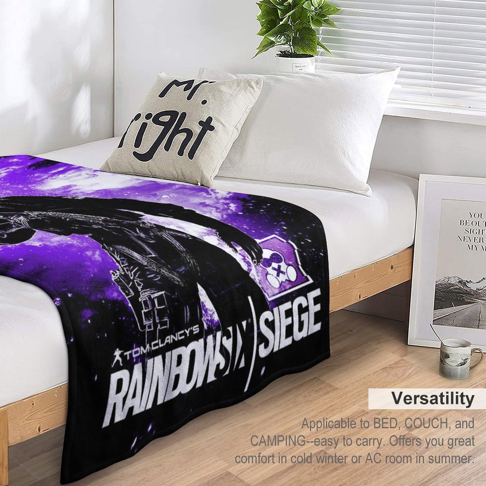 Amazon.com: Ateldooly Rainbow Six Siege Mute New Flannel Plush