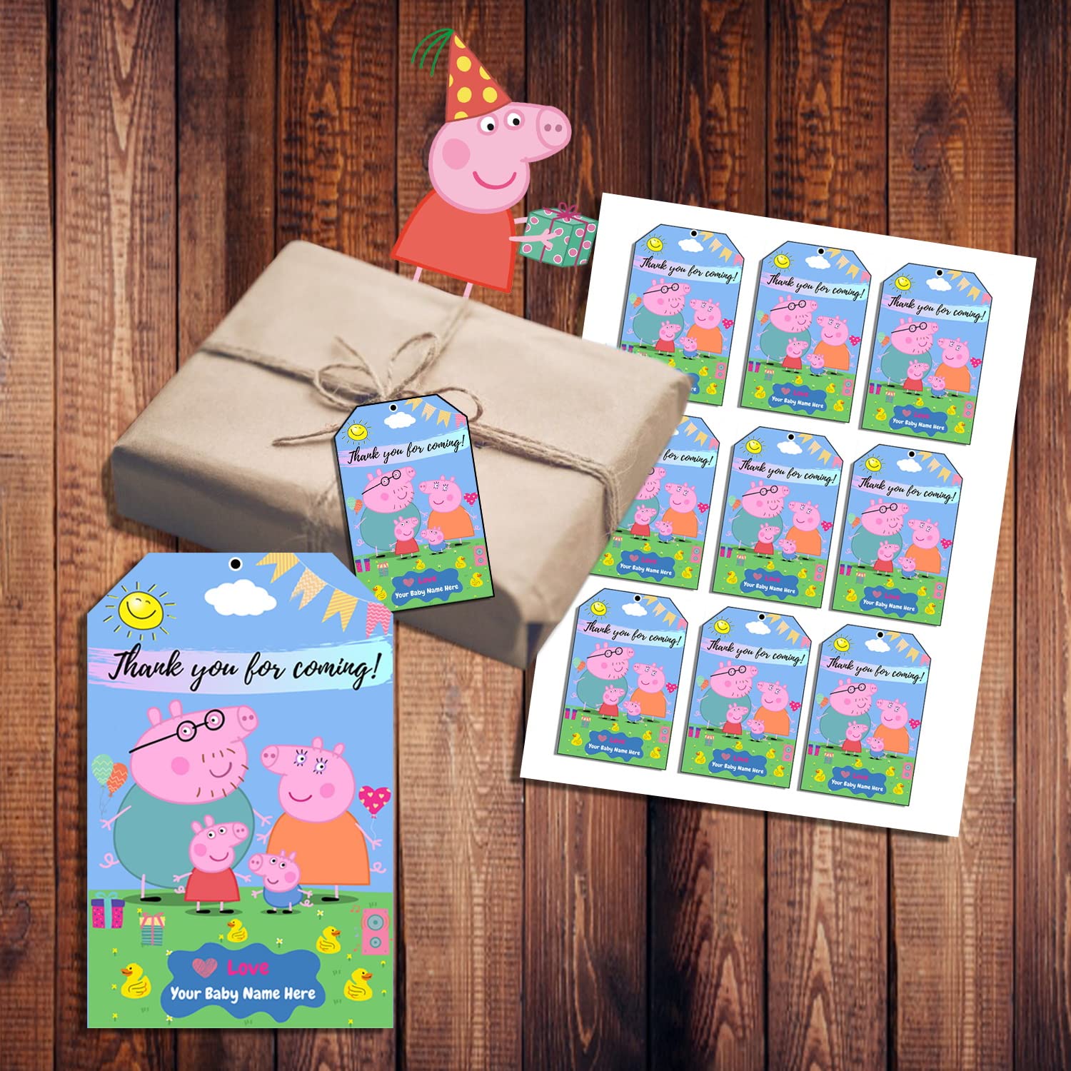 See full amazon price history chart for Prakruthi Pulp Art Personalized Peppa Pig Paper Gift Tags with Hanging Rope for Gifts, Pack of 50 Prakruthi Pulp Art Personalized Peppa Pig Paper Gift Tags with Hanging Rope for Gifts, Pack of 50 (B09X1FJDRP) Amazon Price History, Amazon Price Tracker