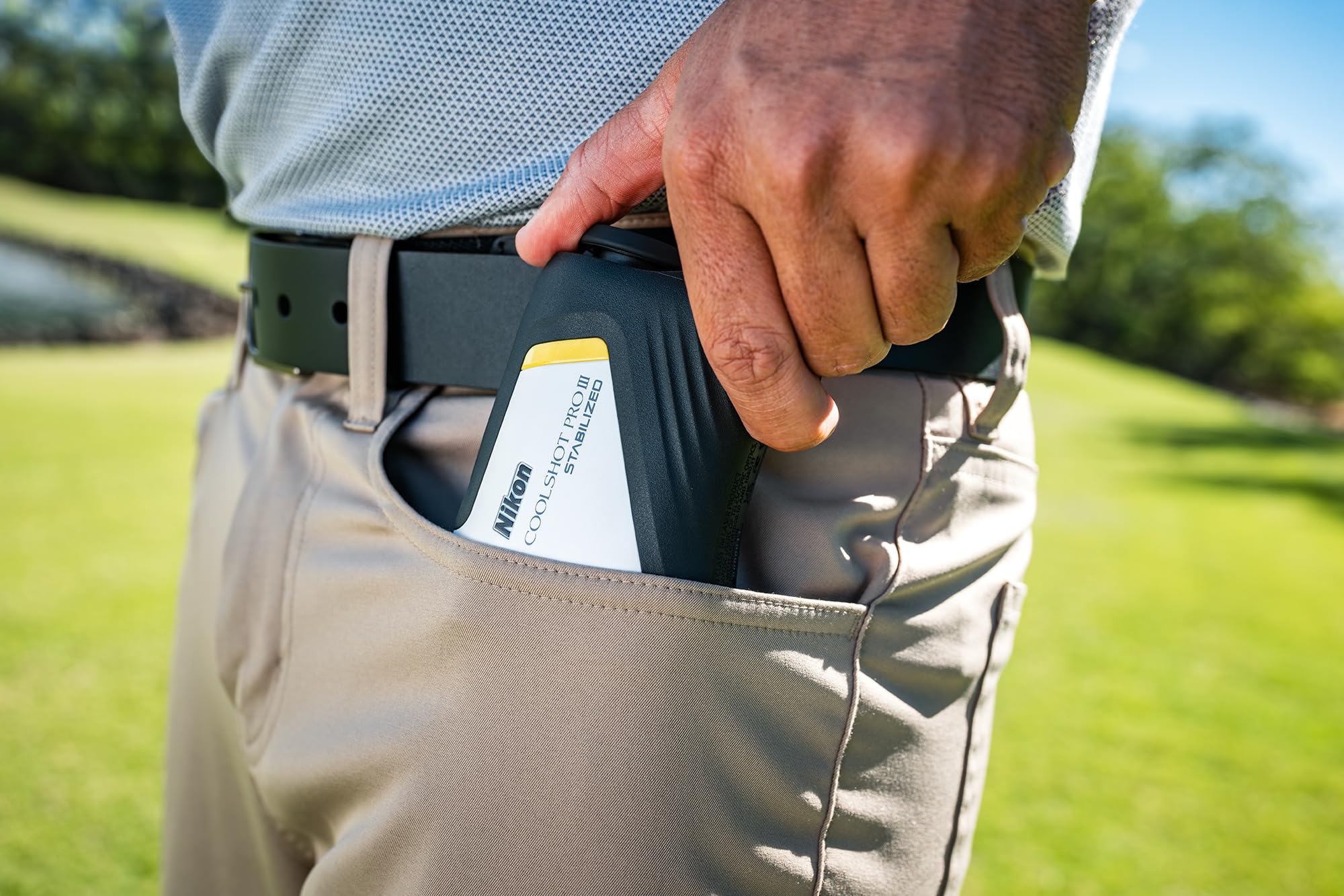 Nikon COOLSHOT Pro III stabilisé, télémètre Laser pour Pratique Golf