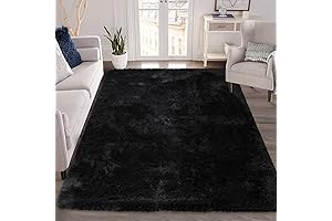 Black Fluffy Rug 9x12 for Bedroom: A Bedroom Bliss