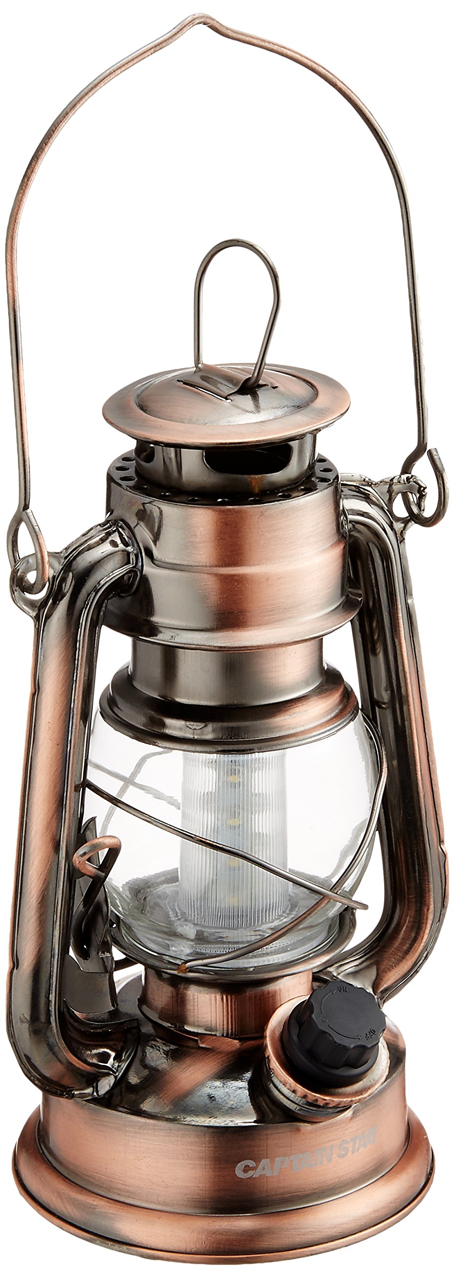 Captain Stag M-1328 Antique Warm LED Lantern, Bronze