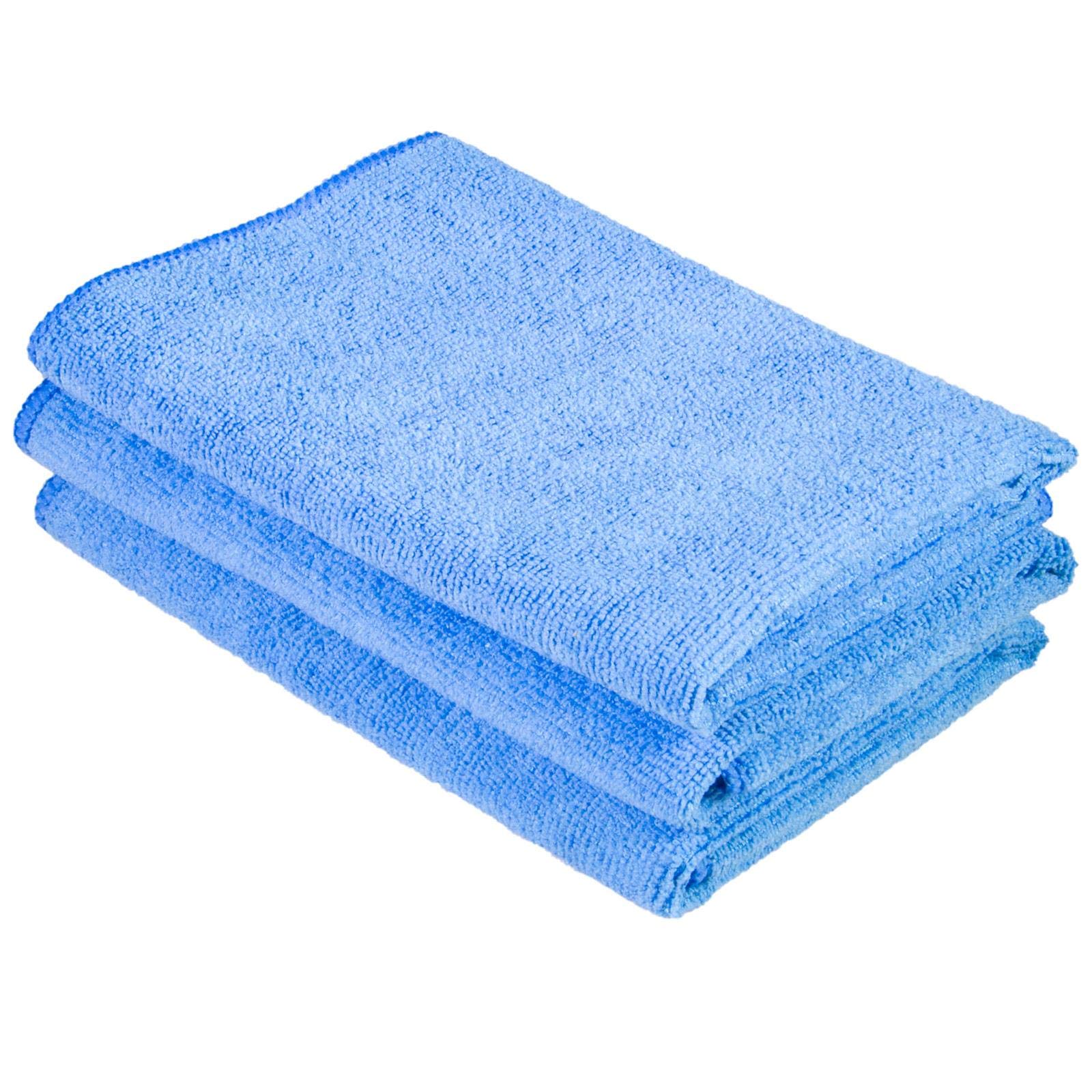 cosey(Microfiber cleaning cloth, 3 pack, blue