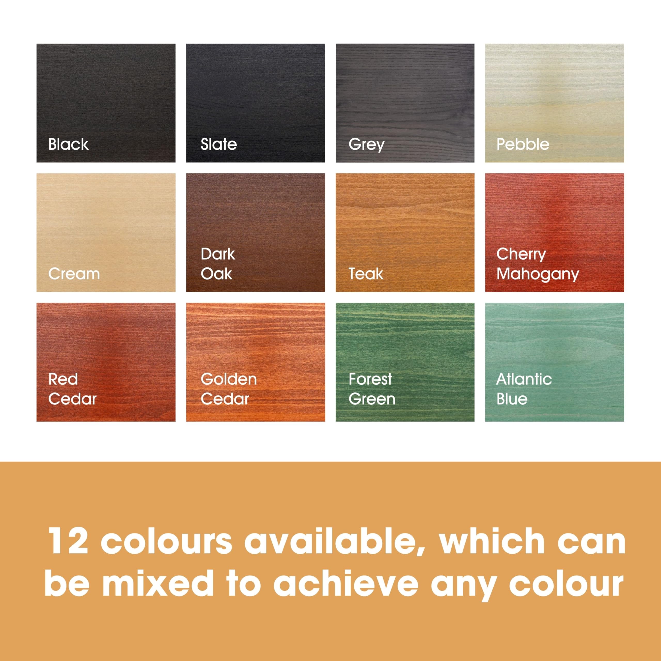 Exterior Wood Stain Color Chart