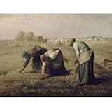 ArtDirect Gleaners Unframed Art Print Giclee Poster by Jean-François Millet - Ready for Framing with Customization Sizes 10x7, 14x10, 20x15, 32x24, 48x36 and 60x45 inches