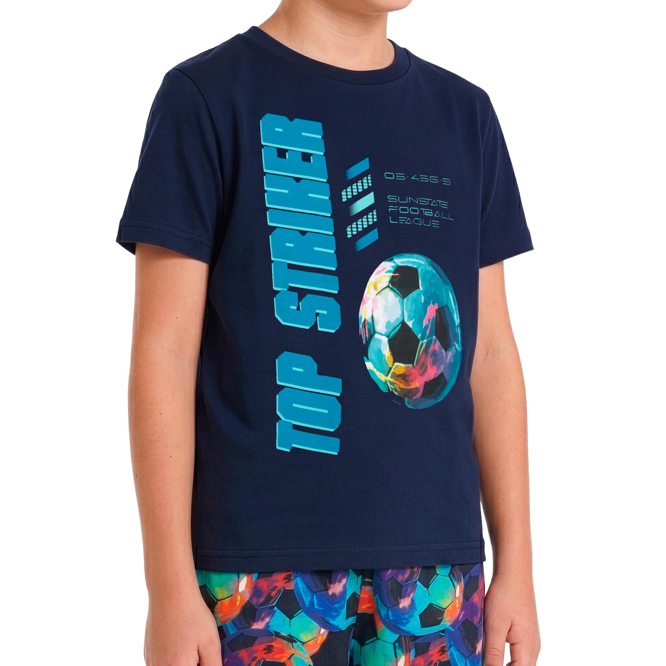 Harry Bear Pigiama da Bambino, Pigiama Ragazzi Corto da Calcio, Pigiami Estivo da Bambino
