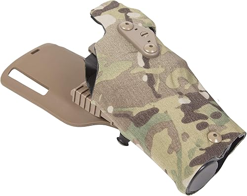 ECOTRIC Funda táctica compatible con Glock 19/23 Cord Multi-Camo mano derecha