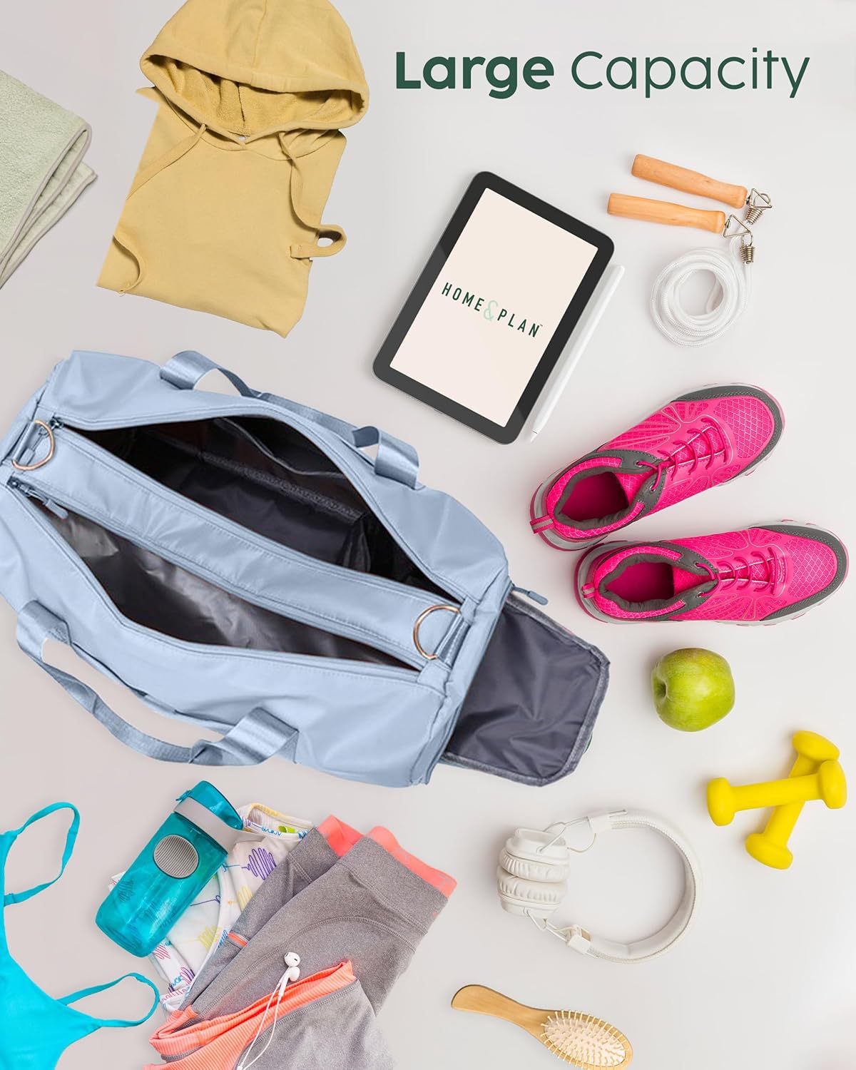 Personalized Duffel Bags - Weekender, Overnight Travel Bag with Wet/Dry Pockets & Shoe Compartment - Custom Bridesmaid/Groomsman Gift, Cheerleading Dance Pack, Durable Spacious Gym Tote - Image 5