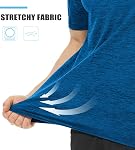 TACVASEN Men's Workout Shirts Dry Fit Cooling Moisture Wicking Gym Short Sleeve Athletic Crew Neck T-Shirt