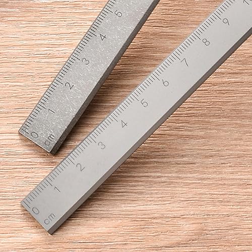 Miniatura 7 de Regla métrica de titanio de 4.7 in y 4 pulgadas multifunción con llave hexagonal de 0.197 in, regla de agujero para llavero EDC multiherramienta con