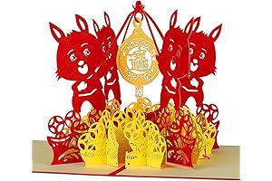 Exquisite 3D Happy Chinese New Year Cards 2023
