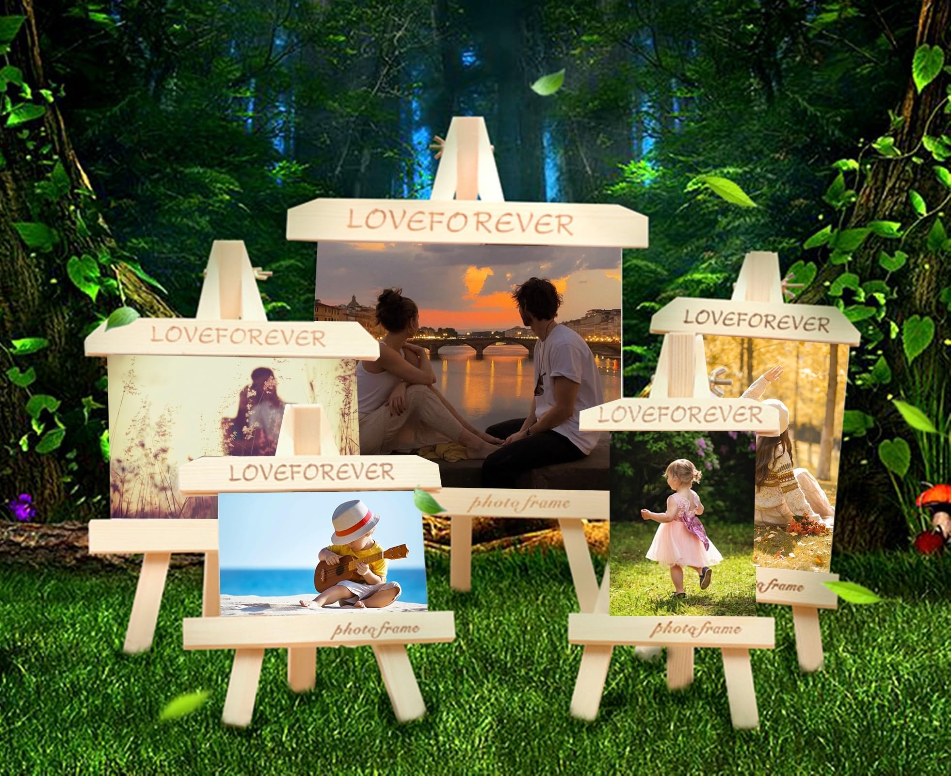 フォトフレーム Social Photo Frame Amazon.com - Grewod 6x8 Photo Picture Frame, Wood, Acrylic