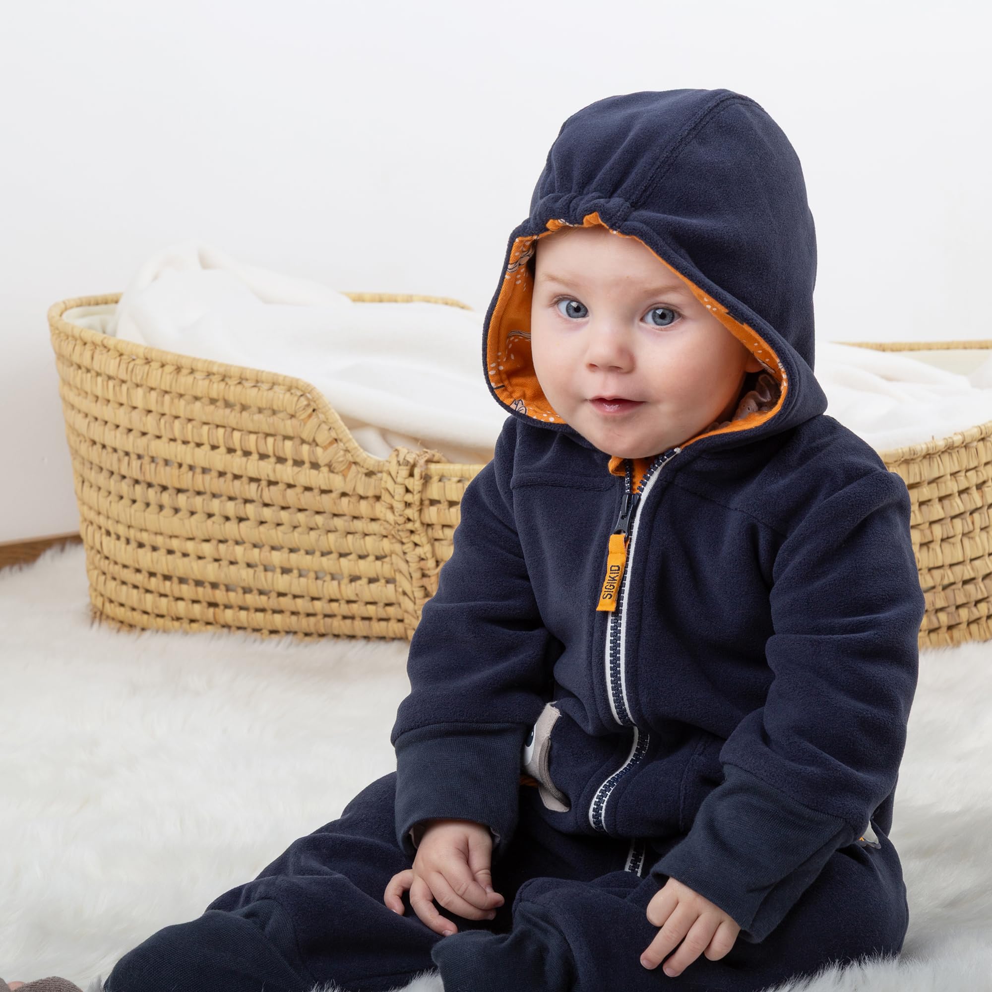 Sigikid Baby - Mädchen Polarfleeceoverall Baby Mädchen Magic Owl Fleeceoverall