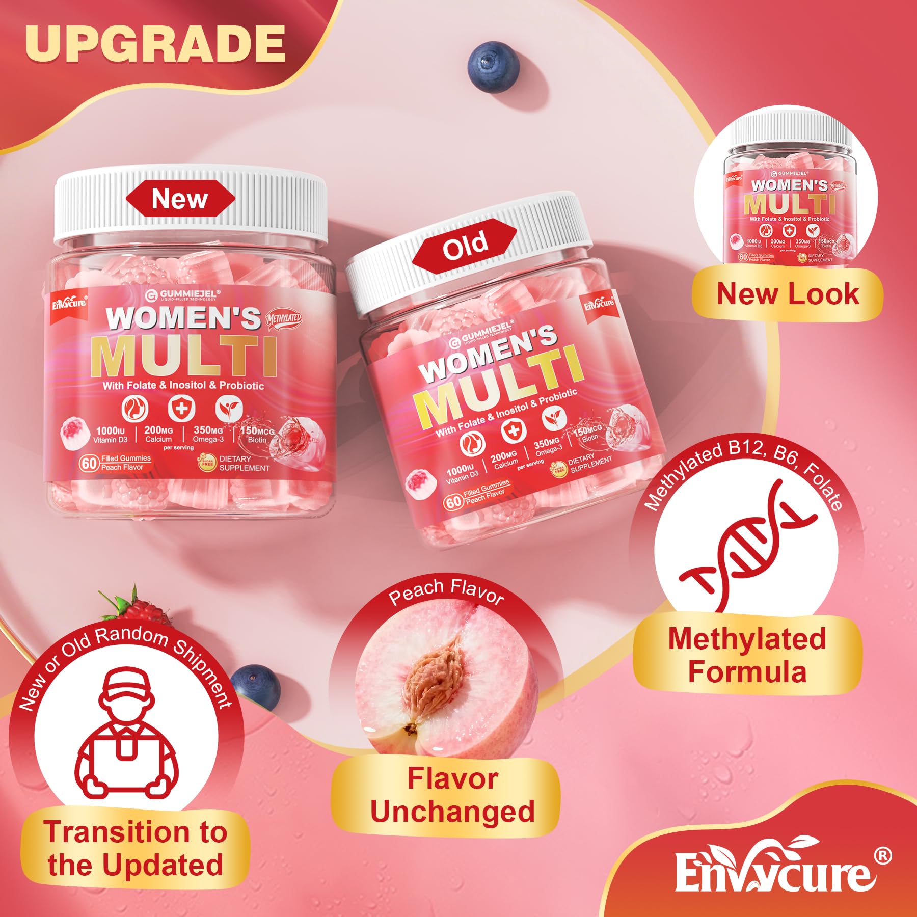 Women's Multivitamin Gummies-Methylated Multivitamin for Women with Omega-3 — Amazon image 3
