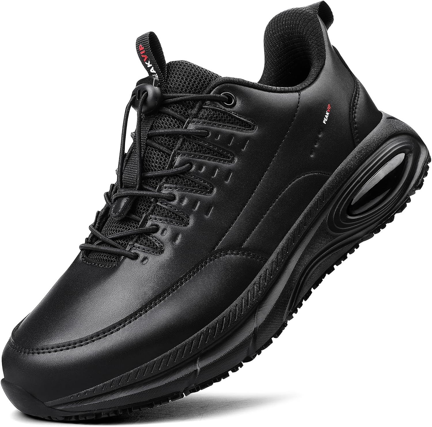 Mens Wide Non Slip Work Shoes Waterproof and Oil Resistant Comfortable Sneakers for Kitchen Food Service Restaurant Footwear