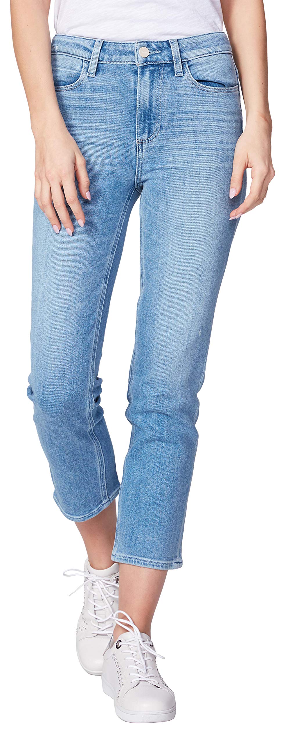 PAIGEWomen's Hoxton Crop High Rise Slim Fit Jean
