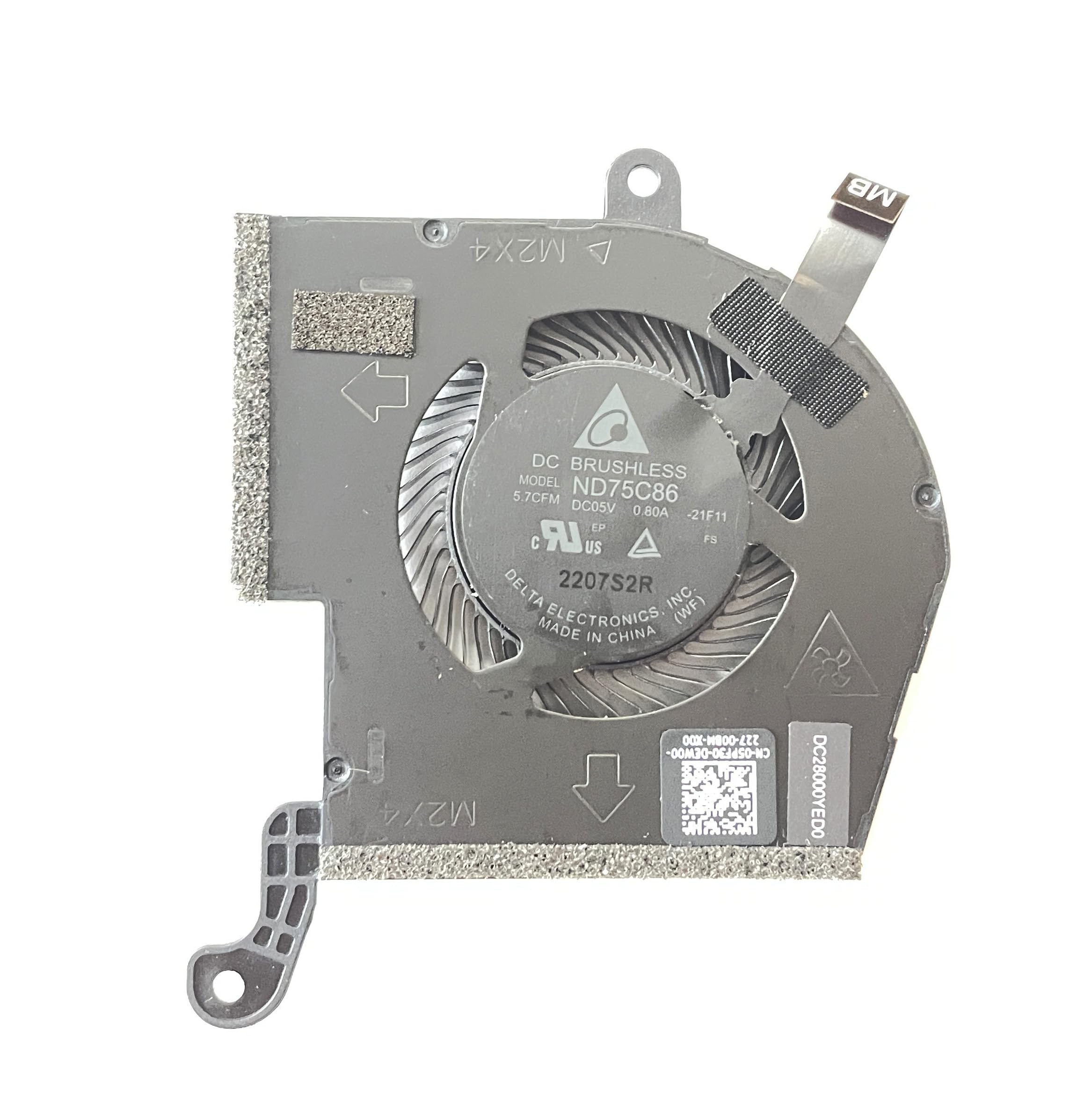 Amazon.co.jp: 交換用CPU+GPU冷却ファン Dell Alienware X14シリーズ