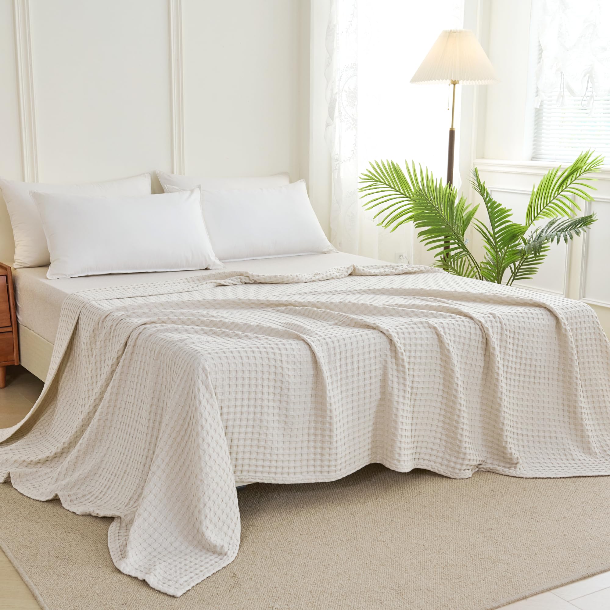 Aganear Cooling Waffle Blanket